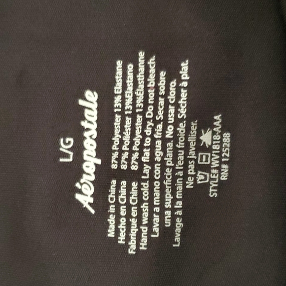 NWT AEROPOSTALE HIGHRISE SPORT CAPRI - Picture 6 of 6